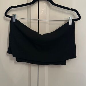 Zara off the shoulder knit crop top